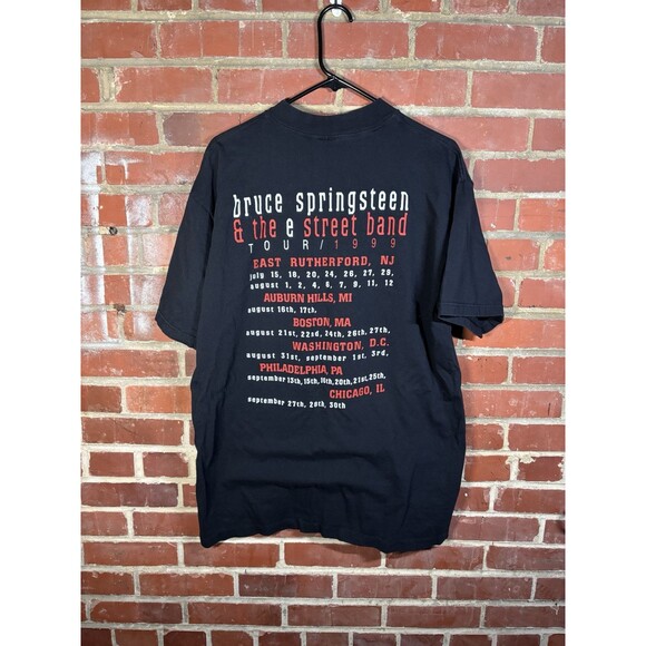 Vintage 1999 Bruce Springsteen & The E Street Band Tour Shirt USA Made Adult XL - Picture 6 of 7
